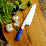 NORA # 1336 - 10' AEB-L Kiritsuke - Red | White | & Blue G10