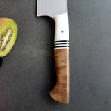 NORA #1619 - 8.5 Inch Chef - Black | White | Walnut